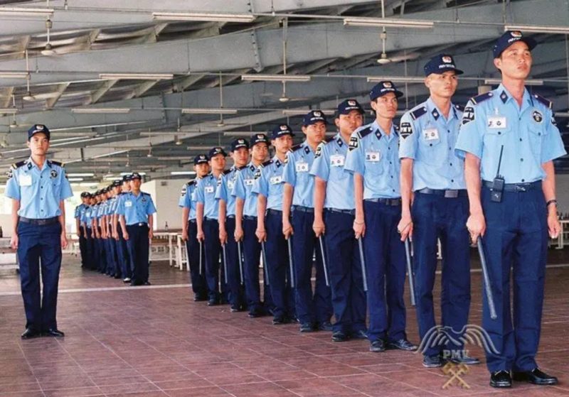 Đội ngũ bảo vệ tại Công ty Bảo vệ Phát Minh Vượng