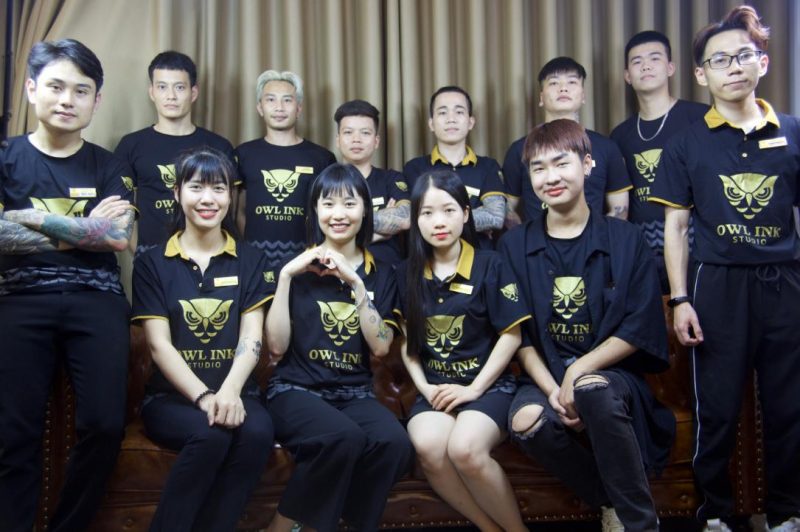 Đội ngũ chuyên nghiệp tại Owl Ink Studio