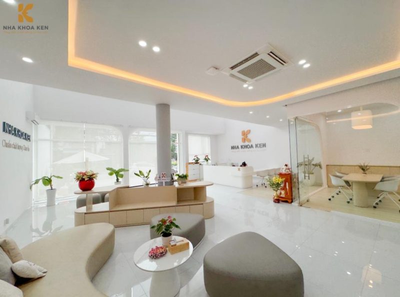Phòng khám khang trang tại Nha khoa Ken