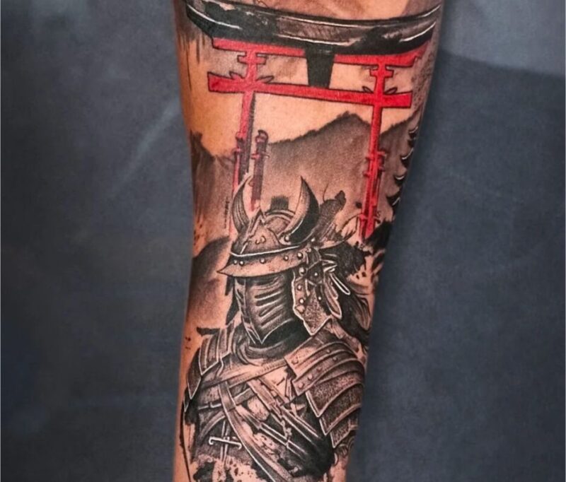 Hình xăm về Samurai được nhiều người lựa chọn