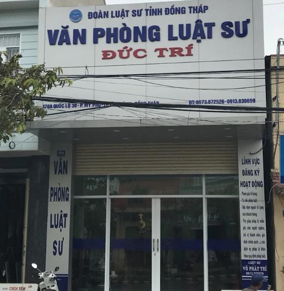 Đức Trí -Văn phòng luật sư Đồng Tháp uy tín
