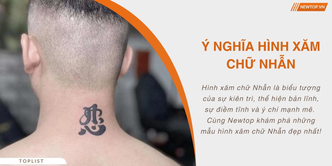 Hình xăm chữ Nhẫn