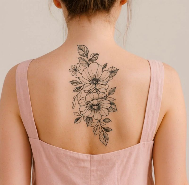 Hình xăm phù hợp với những ai yêu thích phong cách thanh lịch và tinh tế